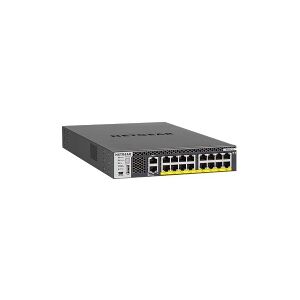 NETGEAR M4300-16X - Switch - L3 - Administreret - 16 x 100/1000/2.5G/5G/10GBase-T (PoE+) - monterbar på stativ - PoE+ (500 W)