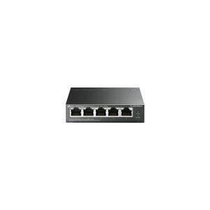 TP-Link TL-SG1005LP, Ikke administreret, Gigabit Ethernet (10/100/1000), Strøm over Ethernet (PoE), Kan monteres på væggen