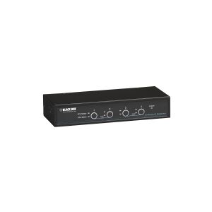 Black Box ServSwitch DT DisplayPort - KVM / audio / USB switch - 4 x KVM / audio / USB - 1 lokalbruger - desktop