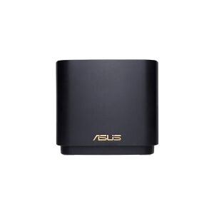 ASUS ZenWiFi AX Mini (XD4) - Trådløs router - 2-portsswitch - GigE, 802.11ax - 802.11a/b/g/n/ac/ax - Dubbelband - Sort