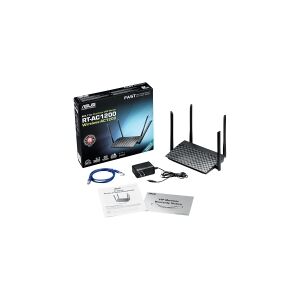 ASUS RT-AC1200 V2 - Trådløs router - 4-port switch - Wi-Fi 5 - Dual Band