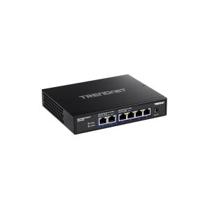 TRENDnet TEG-S762 - Switch - ikke administreret - 2 x 10GBase-T + 4 x 2.5GBase-T - desktop, væg-monterbar - TAA-kompatibel