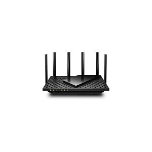 TP-Link Archer AXE75, Wi-Fi 6E (802.11ax), Tri-band (2,4 GHz/5 GHz/6 GHz), Ethernet LAN, Sort, Bordplade router