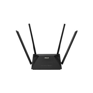 ASUS RT-AX53U, Wi-Fi 6 (802.11ax), Dual-band (2,4 GHz / 5 GHz), Ethernet LAN, 3G, Sort, Bordplade router