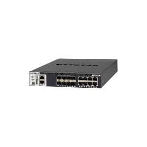 NETGEAR M4300-8X8F - Switch - L3 - Administreret - 8 x 10/100/1000/10000 + 8 x 10 Gigabit SFP+ - front til ryg-luftstrøm - monterbar på stativ