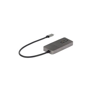 StarTech.com 3-Port USB-C MST Hub, USB Type-C to 3x HDMI Multi-Monitor Adapter for Laptop, Triple HDMI up to 4K 60Hz w/ DP 1.4 Alt Mode and DSC, HDR, 1ft (30cm) Cable, USB Bus-Powered - Multi-Stream Transport Hub (MST14CD123HD) - Video-/audiosplitter - 3 