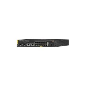 HPE Aruba 6000 12G Class4 PoE 2G/2SFP 139W Switch - Switch - Administreret - 12 x 10/100/1000 (PoE+) + 2 x Gigabit SFP + 2 x 1000Base-T - monterbar på stativ - PoE (139 W)