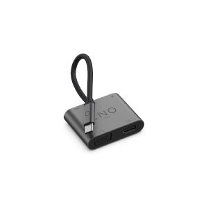 LINQ byELEMENTS LQ48001, USB 3.2 Gen 1 (3.1 Gen 1) Type-C, HDMI, USB 3.2 Gen 1 (3.1 Gen 1) Type-A, USB 3.2 Gen 1 (3.1 Gen 1) Type-C, VGA, 5000 Mbps, 60 Hz, 1920 x 1080 (HD 1080), 3840 x 2160, 3840 x 2160 pixel