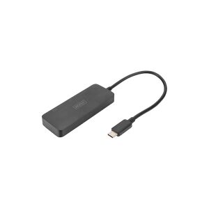 DIGITUS MST Hub - Video splitter - USB-C - 3 x DisplayPort - desktop