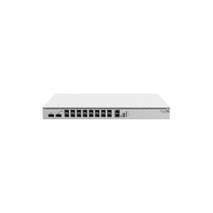 MikroTik CRS518-16XS-2XQ-RM - Switch - L3 - 16 x 25 Gigabit SFP28 + 2 x 100 Gigabit QSFP28 - desktop, monterbar på stativ