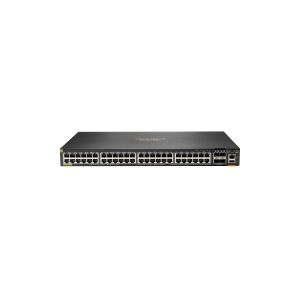 HPE Aruba 6200F 48G Class4 PoE 4SFP+ 370W Switch - Switch - Max. Stacking Distance 10 km - L3 - Administreret - 48 x 10/100/1000 (PoE+) + 4 x 1 Gigabit / 10 Gigabit SFP+ (uplink) - front og side til ryg - monterbar på stativ - PoE+ (370 W) - BTO