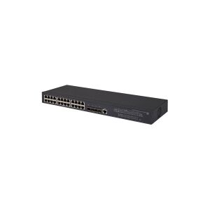 HPE 5130-24G-4SFP+ EI - Switch - L3 - Administreret - 24 x 10/100/1000 + 4 x 10 Gigabit Ethernet / 1 Gigabit Ethernet SFP+ - monterbar på stativ