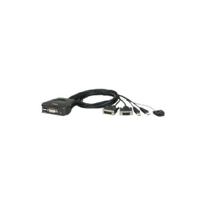 ATEN Technology ATEN CS22D - KVM switch - 2 x KVM port(s) - 1 lokalbruger - desktop