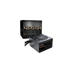 EVGA 450 BR - Strømforsyning (intern) - ATX12V / EPS12V - 80 PLUS Bronze - AC 100-240 V - 450 Watt - aktiv PFC - Europa