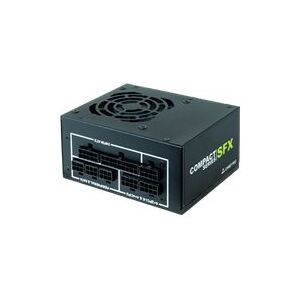 Chieftec Compact Series CSN-550C - Strømforsyning (intern) - ATX12V 2.3/ SFX12V - 80 PLUS Gold - AC 100-240 V - 550 Watt - aktiv PFC - sort