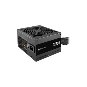 Corsair Microsystems CORSAIR CX Series CX650 - Strømforsyning (intern) - ATX12V / EPS12V - 80 PLUS Bronze - AC 100-240 V - 650 Watt