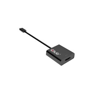 Club-3d Club 3D USB 3.1 Type C to HDMI 2.0 UHD 4K Active Adapter - Ekstern videoadapter - USB-C 3.1 - HDMI