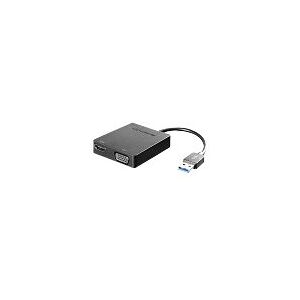 Lenovo Universal USB 3.0 to VGA/HDMI Adapter - Ekstern videoadapter - USB 3.0 - HDMI, VGA