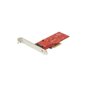 StarTech.com M2 PCIe SSD Adapter - x4 PCIe 3.0 NVMe / AHCI / NGFF / M-Key - Low Profile and Full Profile - SSD PCIe M.2 Adapter (PEX4M2E1) - Interfac