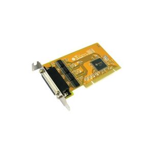 Sunix Group Sunix SER5056AL - Seriel adapter - PCI lavprofil - RS-232 x 4