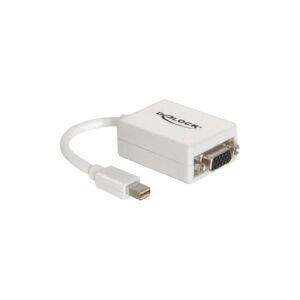 Delock - VGA-adapter - Mini DisplayPort (han) til HD-15 (VGA) (hun) - 18 cm