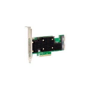 Broadcom BCM HBA 9600-16i SAS/SATA/NVMe, PCIe, SFF-8654, Server, Passiv, 5000000 t, 22,5 Gbit/sek.