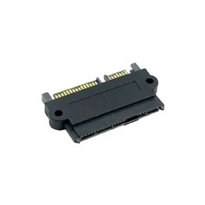 CoreParts - ATA/SAS-adapter - 29 pin intern SAS (SFF-8482) (hun) til SATA kombi (han) - sort