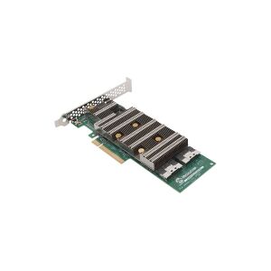 Microchip Adaptec SmartRAID 3200 Series 3258-16i/e - Styreenhed til lagring (RAID) - 16 Kanal - SATA 6Gb/s / SAS 24Gb/s / PCIe 4.0 (NVMe) - RAID RAID 0, 1, 5, 6, 10, 50, 60 - PCIe 4.0 x8