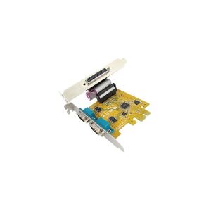 Sunix Group Sunix MIO6479A - Parallel/seriel adapter - PCIe 2.0 - RS-232 - 2 porte + 1 x parallel port