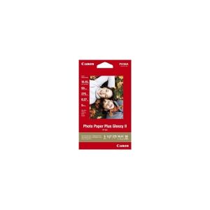 Canon Photo Paper Plus Glossy II PP-201 - Skinnende - 100 x 150 mm - 260 g/m² - 50 ark fotopapir - for PIXMA iP2600, iP2700, iX7000, MG2555, MG8250, mini320, MP520, MX7600, MX850, TS7450