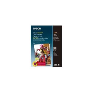 Epson Value - Skinnende - A4 (210 x 297 mm) - 183 g/m² - 50 ark fotopapir - for Epson L382, L386, L486  Expression Home HD XP-15000  Expression Premium XP-900