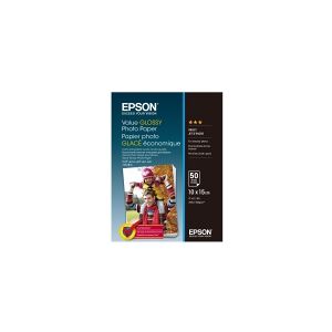 Epson Value - Skinnende - 100 x 150 mm - 183 g/m² - 50 ark fotopapir - for Epson L382, L386, L486  Expression Home HD XP-15000  Expression Premium XP-900