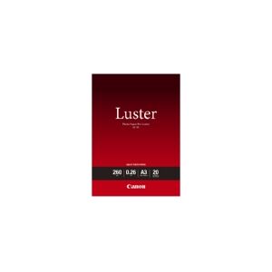 Canon Photo Paper Pro Luster LU-101 - Glans - 260 micron - A3 (297 x 420 mm) - 260 g/m² - 20 ark fotopapir - for PIXMA PRO-1, PRO-10, PRO-100