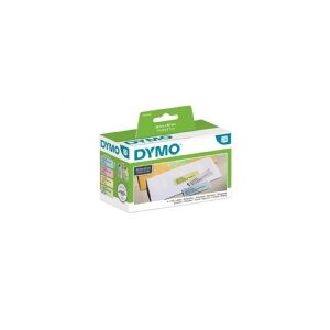 DYMO LabelWriter - Permanent klæbemiddel - blå, gul, grøn, pink - 28 x 89 mm 520 etikette(r) (4 rulle(r) x 130) adresseetiketter