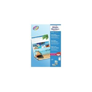 Fotopapir Avery Zweckform Premium Colour Laser A4 (210 x 297 mm) - 200 g/m² glossy hvid - (100 ark)