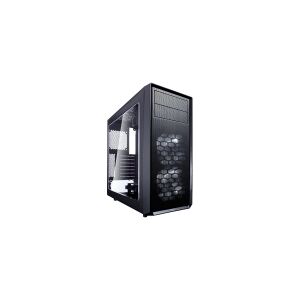 Fractal Design Focus G - Tower - ATX - sidepanel med vindue - ingen strømforsyning (ATX) - sort - USB/Lyd