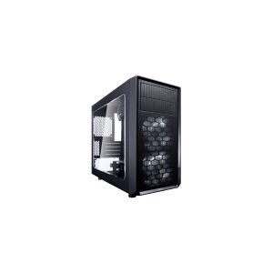 Fractal Design Focus G Mini - Tower - micro-ATX - sidepanel med vindue - ingen strømforsyning (ATX) - sort - USB/Lyd