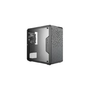 Cooler Master MasterBox Q300L - Tower - micro-ATX - sidepanel med vindue (akryllisk) - ingen strømforsyning (ATX / PS/2) - sort - USB/Lyd