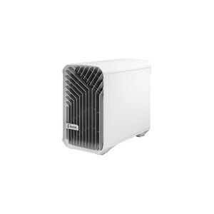 Fractal Design Torrent Nano - Tower - Mini-DTX - sidepanel med vindue (hærdet glas) - ingen strømforsyning (ATX) - tonet hvid - USB/Lyd