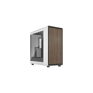 Fractal Design North XL - Tower - udvidet ATX - sidepanel med vindue (hærdet glas) - ingen strømforsyning (ATX) - kalkhvid - USB/Audio/Mic