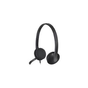 Logitech USB Headset H340 - Headset - på øret - kabling