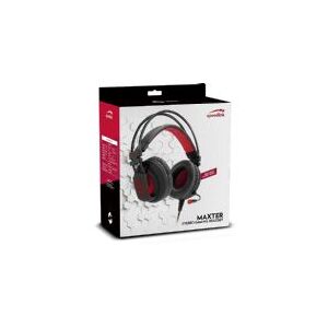 SPEEDLINK Maxter Stereo Gaming Headset for the PC - Headset - Full Size - Wired with USB + 2x 3,5 mm jack plugs - Black