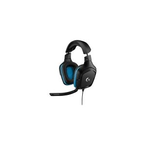 Logitech Gaming Headset G432 - Headset - 7.1 kanaler - fuld størrelse - kabling - USB, 3,5 mm jackstik - sort