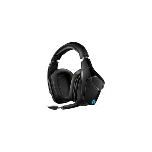 Logitech Gaming Headset G935 - Headset - 7.1 kanaler - fuld størrelse - 2,4 GHz - trådløs - 3,5 mm jackstik - sort, blå