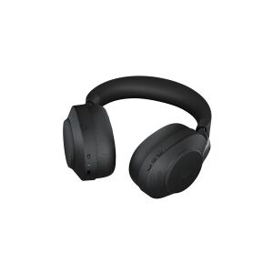 GN Audio Jabra Evolve2 85 UC Stereo - Headset - fuld størrelse - Bluetooth - trådløs, kabling - aktiv støjfjerning - 3,5 mm jackstik - støjisolerende - sort