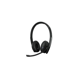 Sennheiser EPOS ADAPT 260 - Headset - på øret - Bluetooth - trådløs - USB - sort - Certified for Microsoft Teams, Optimeret til UC - for ADAPT 230, 231, 261