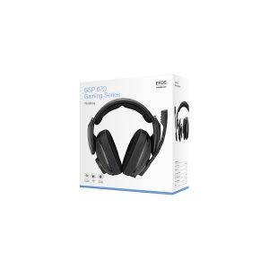 EPOS I SENNHEISER GSP 670 - Headset - 7.1 kanaler - fuld størrelse - Bluetooth - trådløs - sort