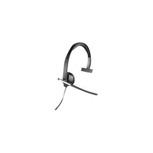 Logitech USB Headset Mono H650e - Headset - på øret - kabling