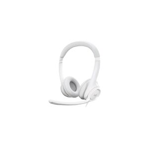 Logitech®   H390 - Headset - på øret - kabling - USB - Off-White