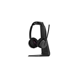 Sennheiser EPOS IMPACT 1061T ANC - Headset - på øret - Bluetooth - trådløs, kabling - aktiv støjfjerning